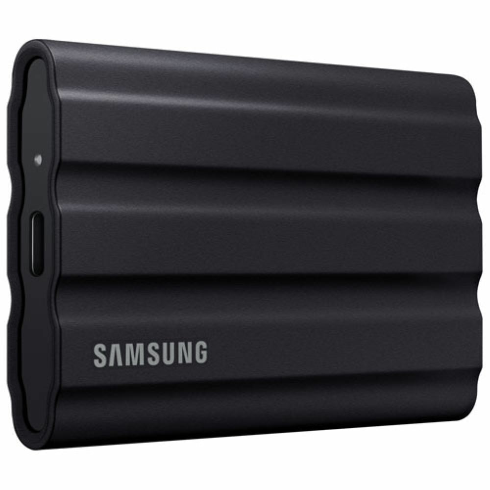 Samsung - T7 2TB USB 3.2 Gen. 2 Shield Portable SSD - Black