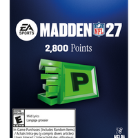Madden NFL 27: 2800 Madden Points for Xbox Series X|S [Digital Download]-Genre: Sports