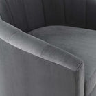 Modway Prospect Performance Velvet Swivel Armchair - Charcoal-7
