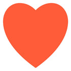 JAM Paper Standard Label Rolls - Heart Shaped - 2 x 2 - Neon Red - 125 Labels/Roll-Size: Heart Shaped ( 2 x 2 Inches ) | Printer friendly labels are easy to create and customize.