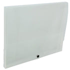 JAM Paper Plastic Portfolio Snap Closure Medium - 10" x 12 1/2" x 3/4" - Clear -Size: 10" x 12 1/2" x 3/4"