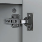 Kleankin Wall Mount Medicine Cabinet with Mirror - 35" W x 24" D - Grey-Material: MDF, Glass