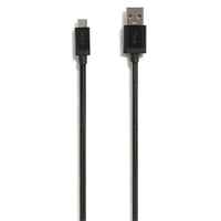 NXT Technologies 6 Ft. Braided USB-A to Micro-USB Cable, Black-6' braided cable resists snags and tangles