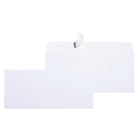SupremeX Peel It! Seal It! #10 Wove Open Side Envelope - 24 lb. - White - Box of 500-White Wove