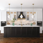 Hudson&Canal Annie 9.13" Wide Pendant with Glass Shade - Brass/White Milk-Includes an adjustable 6 ft. cord