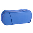 Pep Rally Organizer Pencil Case - Blue-Interior mesh pocket with zipper for small items