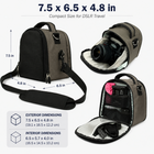 Vangoddy Padded Camera Shoulder Bag - Steel Grey-10