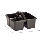 Teacher Created Resources Plastic Storage Caddy - Black - 6 Pack-5