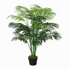 Outsunny 4' Artificial Tropical Palm Tree with Lifelike Leaves - Green-Beautiful artificial palm design plant 