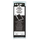 Gemex Slide Clamp Spines for Report Covers - Letter Size - 11" - 1/2" Capacity - Black - 25 Pack-Black Spines