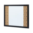 Quartet Magnetic Dry Erase Combination Board - 20" x 16" - Black Wood Frame-DURABLE CONSTRUCTION: This combination board features a sturdy construction with an elegant black frame. Its dry-erase surface ensures smooth writing, while remaining non-absorbent, easy to wipe, and resistant to scratches, stains, and ghosting. 