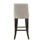 Manhattan Comfort Beever 18.9" Modern Chenille Upholstered Barstool - Taupe - 2 Pack-Minimal Assembly Required. Hardware Included