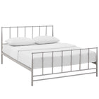 Modway Estate Queen Bed - Grey-Non-Marking Foot Caps