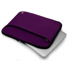Vangoddy Neoprene 14" Laptop Protective Sleeve Case with Extra Pocket - Purple-Internal Case Dimension 14 x 10 Inch 