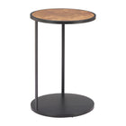 Zuo Nodo Side Table - Brown/Black-Colour: Brown/Black