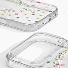 Ideal of Sweden Clear MagSafe Mid Case for iPhone 17 Pro Max - Floral -Compatible with IDEAL's wireless chargers.