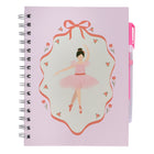 Pep Rally Glitter Notebook & Pen - 5.9" W x 7.9" H - 40 Sheets - Bonjour Bestie-Includes matching gel pen