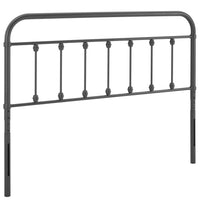Modway Sage Metal Full Headboard - Grey-Metal Full Headboard