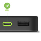 mophie Powerstation 10,000mAh - Black-It also has two USB-A ports, so you can charge up to three devices at once