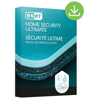 ESET Home Security Ultimate - 5 Users - 1 Year Subscription-24/7 real‑time antivirus & antispyware detection against viruses, malware, ransomware, spyware, and other malicious threats