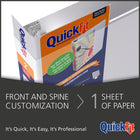 Davis Group QuickFit D-Ring View Binder - 4" - White-3D-ring Locking binder