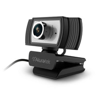 Aluratek HD 1080P Webcam for Desktop/Laptop Built-In Mic - Black-1080P Megapixels/Resolution