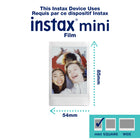 FujiFilm Instax Mini 12 Instant Camera - Pastel Blue-High quality credit card-sized film prints