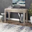 Hudson&Canal Mendoza 48'' Desk - Alder White-Finished in a wood-look alder white finish