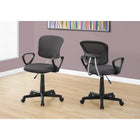 Monarch Specialties 7262 Multi-Position Office Chair - Grey Mesh -Product dimension: 23 inches L x 21.5 inches D x 33 inches H