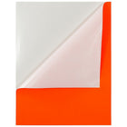 JAM Paper Full Page Labels, 8.5 x 11 Sticker Paper, Neon Red, 2 Pack (337628604g)-2 per pack