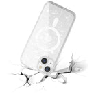 TUFF8 Glitz Rugged Case For iPhone 16e/15 - Clear-Ergonomic Design: TUFF8 has been designed to give your fingers and hands more tactile control while making calls, texting or using your phone with its thoughtfully designed grip bumper