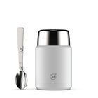 Minimal Insulated Food Jar, 500 mL, White-Made of food grade stainless steel 18/8 in & out