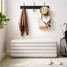 Modway Mezzo Boucle Upholstered Storage Bench - Cloud-Stay-Open Hinge