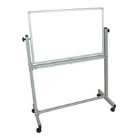 Luxor 36" x 24" Mobile Whiteboard, (MB3624WW)-Designed for use in classrooms, boardrooms, and more, the Luxor MB3624WW Mobile Magnetic Reversible Whiteboard is a dual-sided magnetic whiteboard with four casters for enhanced mobility.