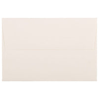 JAM Paper A8 Strathmore Invitation Envelopes - 5.5" x 8.125" - Natural White Pinstripe - 50 Pack (191213I)-Natural White Pinstripe Paper Envelopes