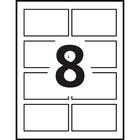 Avery White Laser/Inkjet Name Tag Insert Refill Cards, 3-1/2" x 2-1/4", 400 Pack (05390)-Avery name badge insert refills give you professional-quality results right at your desktop