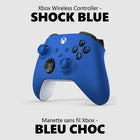 Microsoft Xbox Wireless Controller Xbox Series X - Shock Blue-Stay on target with textured grip on the triggers, bumpers, and back case