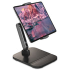 ShoppingAll Fully Adjustable Portable Tablet Stand for 4.7"-13" Phone/Tablet - Black-Universal Device Compatibility - Supports 4.7” to 13” devices, including iPads, iPhones, Samsung Galaxy, Google Pixel, Kindles, and more—perfect for tablets, smartphones, and e-readers.