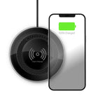 HyperGear 15W ChargePad Pro Wireless Fast Charger with USB-C Hub - Black-7.5W/15W iPhone & Android Fast Charge Compatible