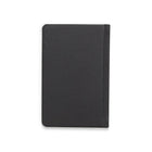 TRU RED Small Hard Cover Ruled Journal - Black-Black synthetic leather hard cover