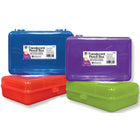 Charles Leonard Translucent Pencil Pack - Assorted Colors - 12 Pack-Pencil box is 8-1/4" wide, 5-1/4" deep and 2-1/2" high