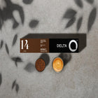 Delta Q Epiq Espresso Capsules - 10 Pack-Unique Taste - Delta Q EpiQ espresso capsules deliver a coffee with firm body, slight acidity, and notes of Roasted Nuts. Experience a premium blend of beans from the Ivory Coast, Congo and Angola.