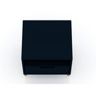 Manhattan Comfort Rockefeller 20.08" Mid-Century Modern 1-Drawer Nightstand 2-Piece Set - Tatiana Midnight Blue-17.62" L x 20.08" W x 21.65" H