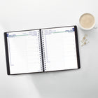 Blueline 2027 Daily Planner - 11" x 8-1/2" - Black - Bilingual-Bilingual