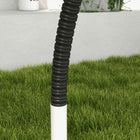 PawHut Dog Agility Training Equipment 4-Piece Set with Weave Poles - Black-Four ground stakes for stability on flat roads 