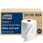 Tork Advance Matic Towel rolls -White, 525' - 6 Pack-Paper roll towels suitable for H1 Tork Matic Hand Towel Dispenser Systems: A large offering of dispensers and refills that ensure combinations to suit varying types of business needs