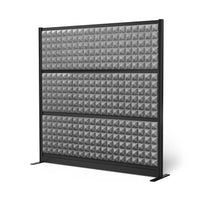 Luxor Modular Studio Wall - 70" W x 70" H -Reduces echo and noise for a quieter environment