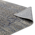 Modway Margarida Distressed Vintage Turkish Area Rug - 5 ft W x 8 ft L - Blue/Cream-High Density / Machine-Woven
