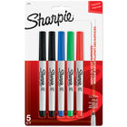 Sharpie Permanent Markers - Ultra-Fine Tip - Assorted Colours - 5 Pack-Precise, narrowed fine-tip offers extreme control for enhanced details