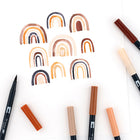 Tombow Dual Brush Pen, Portrait, 10/Pack-Ideal for Professional Fine Art & Craft